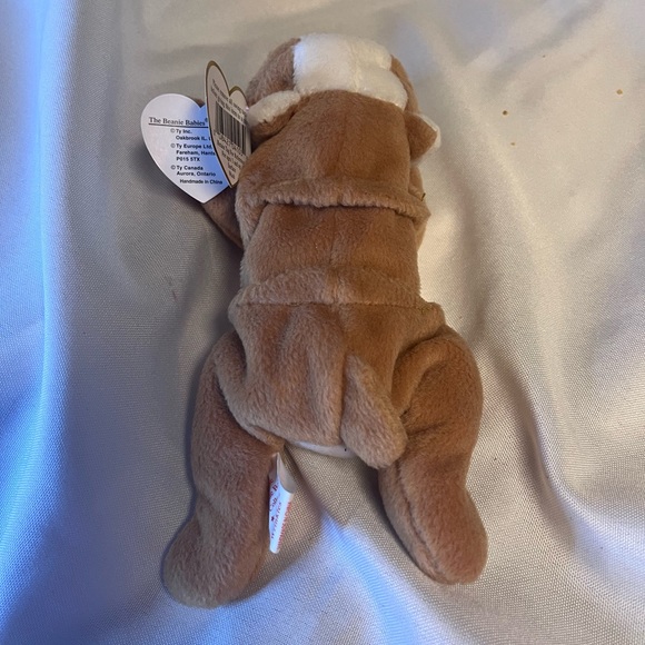 Ty Brown and White Stuffed Animal - Picture 7 of 7